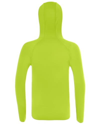 Image of Boys Rash Guard Hoodie UPF 50+ Long Sleeve Sun Protection Swim Shirt