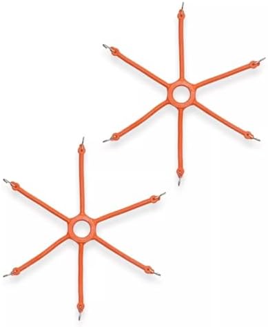0218 Semi Truck Tire Chain Rubber Adjuster Spider Bungee – Heavy Duty Chain Tightener for Snow Chains on Tractor Trailers, Big Rigs & Skid Steers – Set of 2 by Mamson Tech