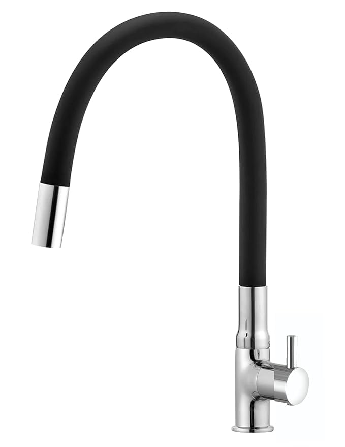 10X Brass Flexible Swan Neck Black Grey Spout BW-1899 for Washbasin/Kitchen Table Mounted (B0CP466CHD) Amazon Price History, Amazon Price Tracker