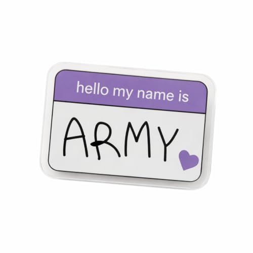 Image of Acrylic Army Bomb Keychain with White Tag | Purple Army Key Holder |Kpop Lightstick