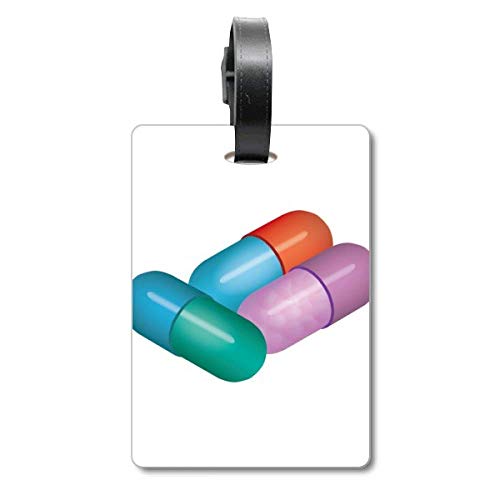Pilulier capsule pour produits de santé avec étiquette d'identification spécial croisière