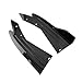 Car Rear Bumper Lip Splitter for Audi A4 B7 8E 2004 2005 2006 2007 2008, 2 Pcs Side Fin Fenders Protector Anti Scratch Wrap Angle Spoilers, Car Accessories,Bright Black