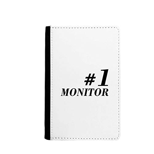 Étui portefeuille pour cartes de remise des diplômes et passeport Number.1 en similicuir noir