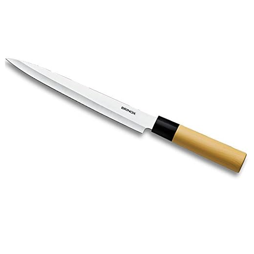 Faca Para Sushi E Sashimi 8 1/2" Samurai Brinox Aço Inox