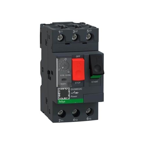 Disjoncteur de moteur GV2-ME02C évite la surchauffe 0,25A