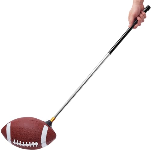Football Snap Trainer Pro, Sizi 6 Football Training Equipment for Defensive Line Reaction Speed & Snap Timing, Telescoping Collapsible Coaching Stick for Football Drills, Special Teams Practice Aid