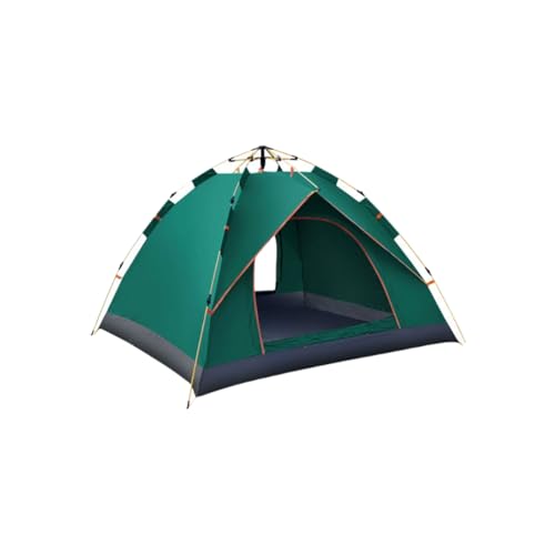 Carpa de camping portátil automática verde miniatura 1