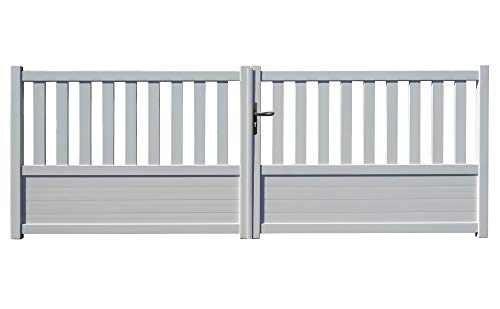 PORTAIL alu GENEVE BLANC 3.50m