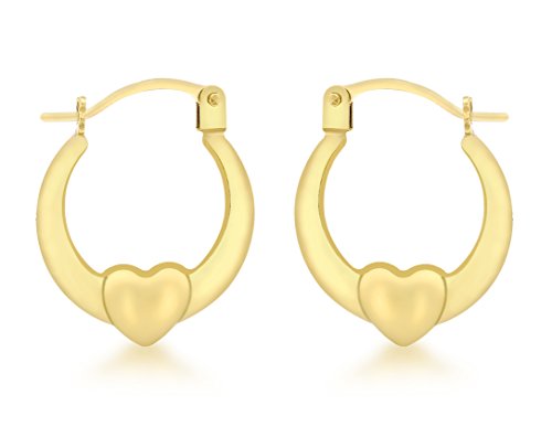 Preisvergleich Produktbild Carissima Gold Creole 9k (375) Gelbgold Herz
