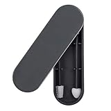 Rnker Last Swab Reusable Medical Silicone Rough Friction Q-Tip for Ears Cleaning, smooth Q-Tip for Cosmetic makeup for women (2 in 1 package, Gray) Upgraded Version