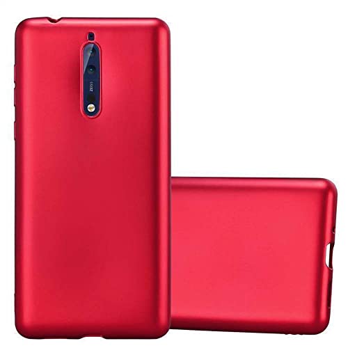 Cadorabo Custodia Candy Rosso Per Nokia 8 Sirocco: Morbida E Sottile In Silicone TPU - 5