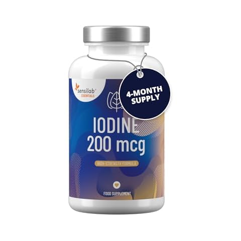 Iodine Tablets for Thyroid & Nervous System Support Cover