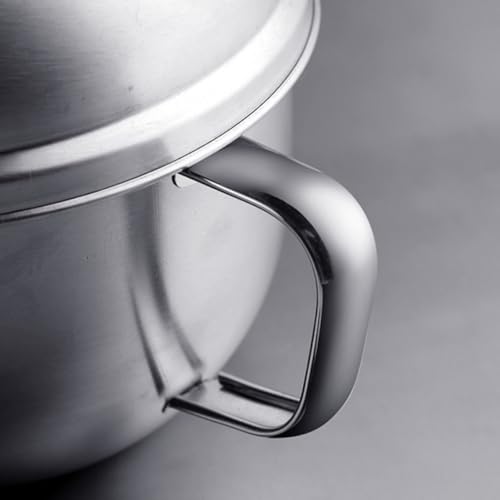 Bol à nouilles en acier inoxydable 304 épaissi avec couvercle