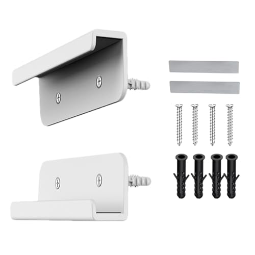 Surluoen Soporte de Pared para Tableta Fijado Mediante Adhesivo o Tornillo Soporte Adhesivo para Tableta para //E-Reader