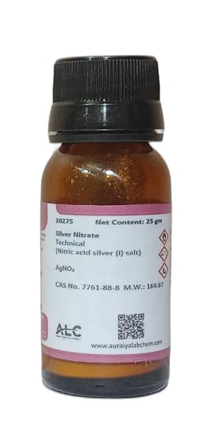 ALC Silver Nitrate Technical Grade, 25g, CAS No 7761-88-8, 98.50% Min Assay, Glass Bottle, Laboratory Use-image-4