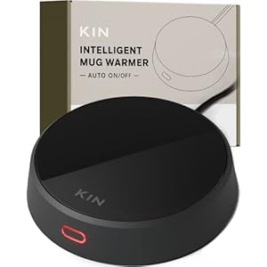 Coffee Mug Warmer for Desk – Smart Coffee Cup Warmer for Desk Auto Shut Off Enabled – Multi-use Tea Warmer, Electric Candle Warmer & Coffee Warmer for Desk with 3 Heat Settings + Silicone Mug Lid