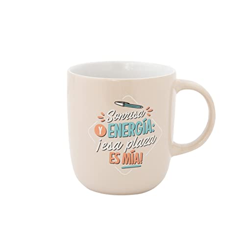 Mr. Wonderful Taza opositores, Sonrisa y energía ¡esa plaza es mía!