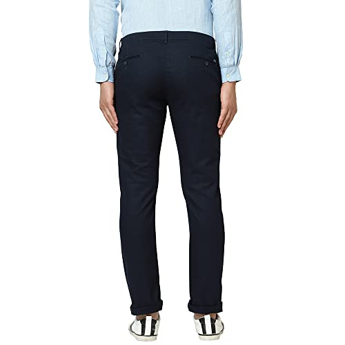 Image of blackberrys Mens 4 Pocket Solid Trousers
