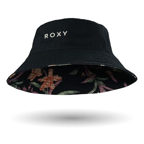 Roxy-Womens-Jasmine-Paradise-Reversible-Bucket-Hat--100-Cotton-Lightweight-Packable-Hat-for-Beach-or-Festival Roxy Women's Jasmine Paradise Reversible Bucket Hat – 100% Cotton, Lightweight & Packable Hat for Beach or Festival - Image 1