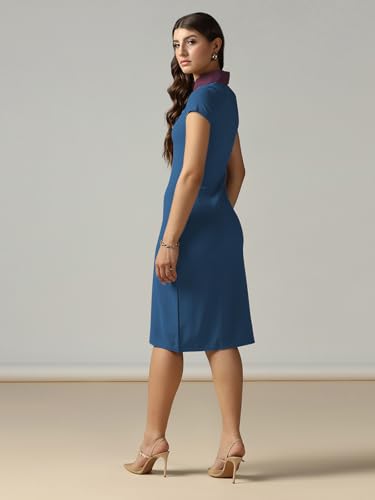 Image of Selvia Western Lycra Plain One Piece Bodycon