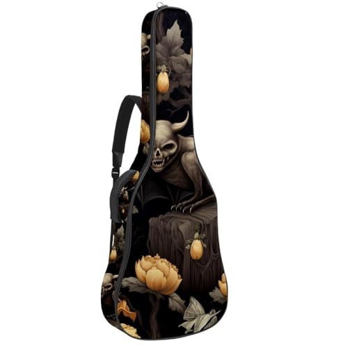 Étui guitare acoustique et basse étanche à double bandoulière pour le studio