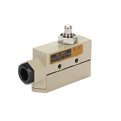 TZ-6001 Heavy Duty Commercial Plunger Door Micro Switch for Air Curtains, AC 250V 15A IP65 Sealed Limit Switch Type NO and Type NC,Fits for Awoco,Aerial, Maxwell, Welbon,Pioneer or Mars Air Curtains