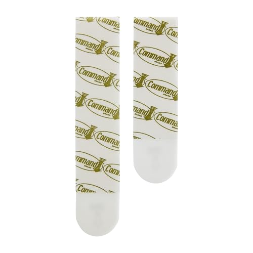 Command Klebestreifen, Vorteilspack 8 × 2 Größe und 4 × 2 Mittel (24 Strips), Weiß – Bilder Aufhängen ohne Bohren, Rückstandsfreies Ablösen