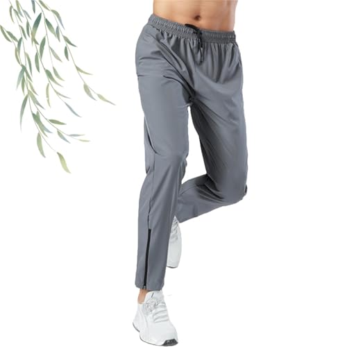 Aerostrides - Pull on Waffle Stretch Casual Pants, Ultra Stretch Breathable Casual, Loose Fit Lightweight Elastic