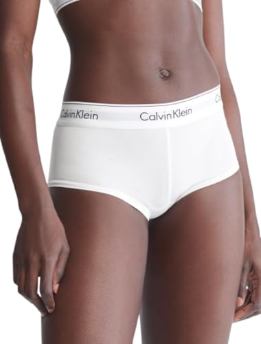 La Mejor Lista de Calvin Klein Woman - los más vendidos. 49 Calvin Klein Women's Modern Cotton Short, White, Large