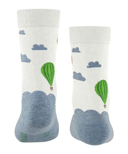 FALKE Unisex-Child Socks Skylife K So Cotton Patterned 1 Pair, White Off-White 2040, 39-42, White Off-White 2040, 39-422