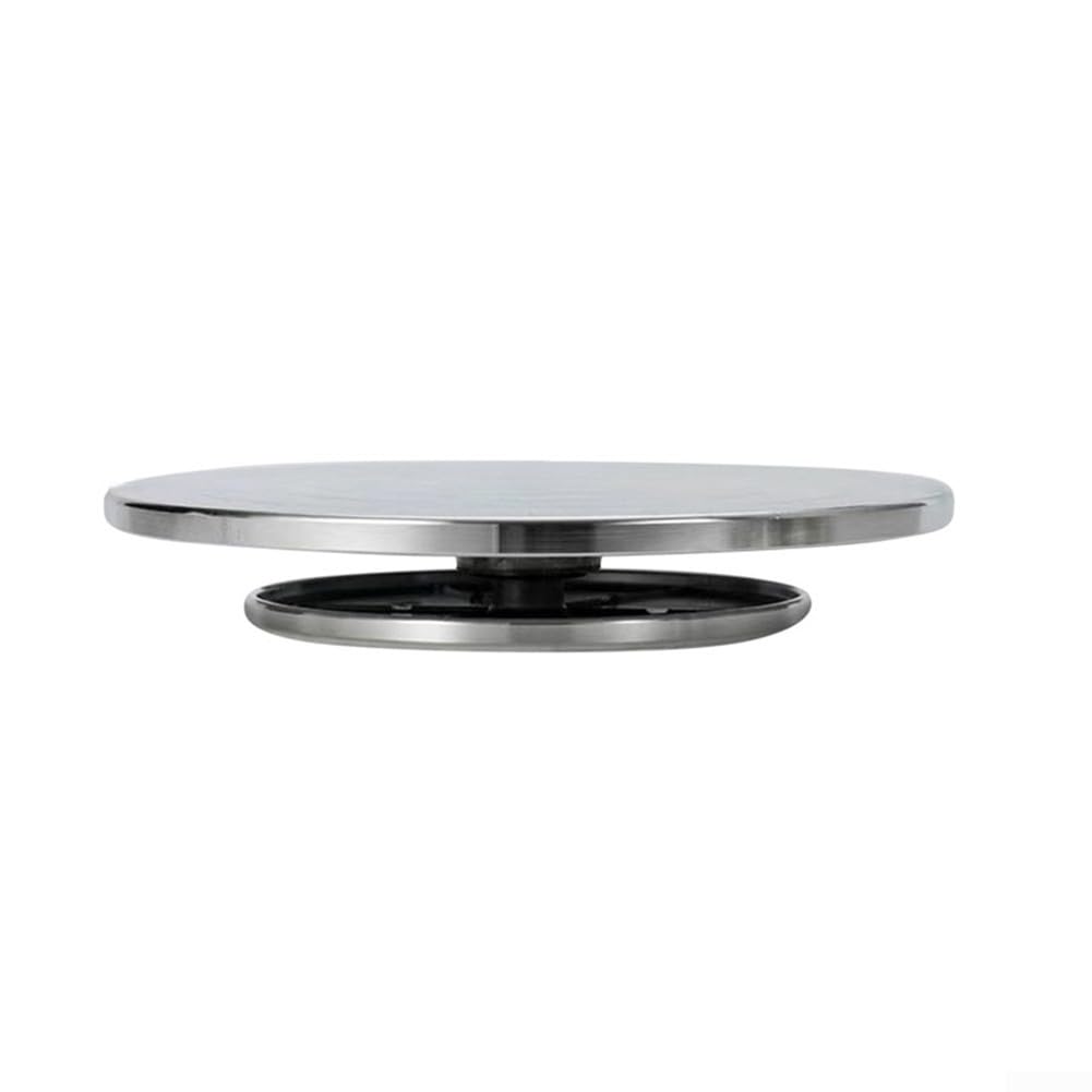 Robuster Drehteller aus Aluminiumlegierung mit doppelseitiger Drehung für Bildhauer und künstlerischen Modellbau (30 cm unter 20 cm)