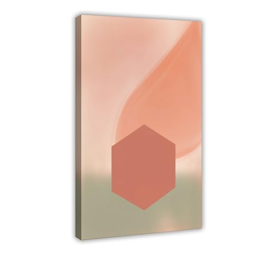 Poster abstrait et minimaliste Mnyuein pour une décoration de chambre zen et moderne