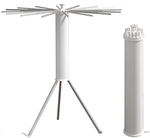Trípode plegable para secar ropa, soporte plegable para lavandería con postes expandibles, solución de secado al aire que ahorra espacio para uso en interiores y exteriores