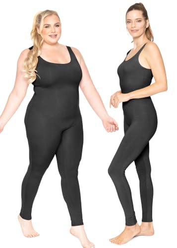 Image of STRETCH IS COMFORT Teamwear Women's Regular and Plus Size Cotton Tank Unitard