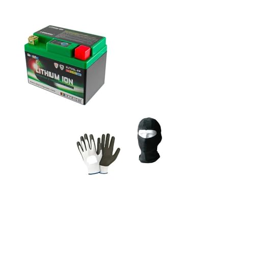 Compatible avec Yamaha TDR R (4GW/4GX) 125 dal 1993 al 2003 Batterie AU Lithium HJTX5L-FP Batteries SKYRICH 8 AH Ampere 12 Volt pour Moto Scooter 113X70X85...