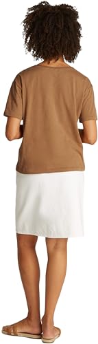 T-Shirt Tommy Hilfiger Col en V pour Femme en Coton Doux