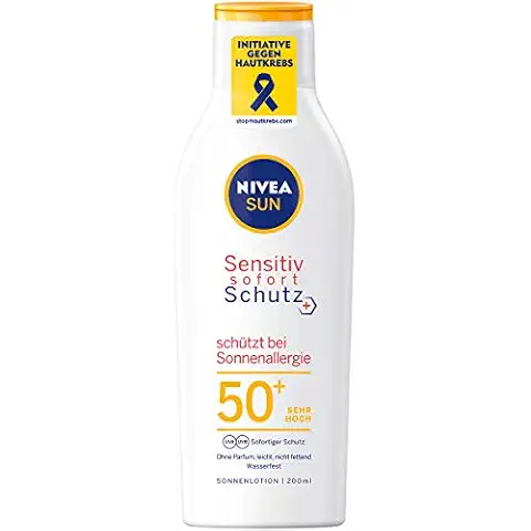 NIVEA SUN Sensitiv Loción Solar FPS 50+ para Pieles Sensibles Cover
