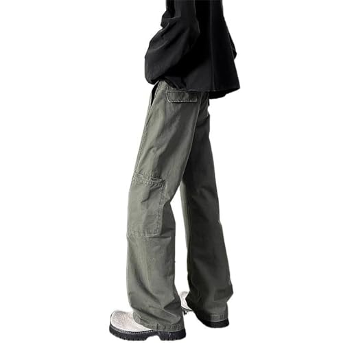 Men's Pants Spring American Retro Workwear Denim Straight-Leg Loose Casual Trouser for Men2