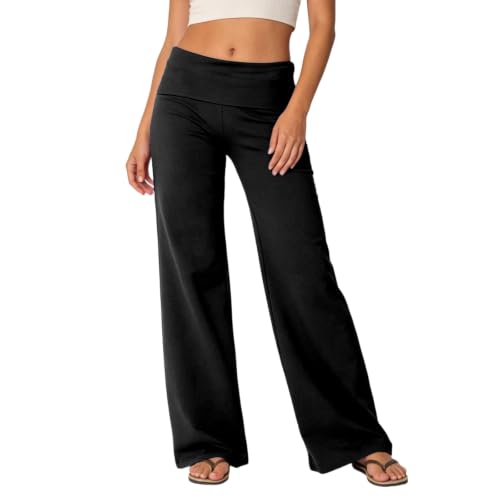 Pantalon large d'été pour femme fluide et léger avec poches chic