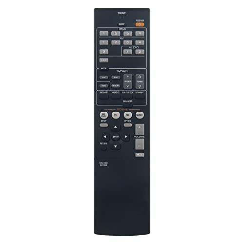 VINABTY RAV462 ZA11340 Replacement Remote Control Compatible with Yamaha AV Receiver HTR-2866, black