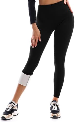 Leafigure Thermo Leggings Damen High Waist Fleece Winter Sport | Leafigure Thermo Leggings Damen, Gefüttert High Waist Blickdicht Fleece Thermohose, für Outdoor Winter Sportleggins