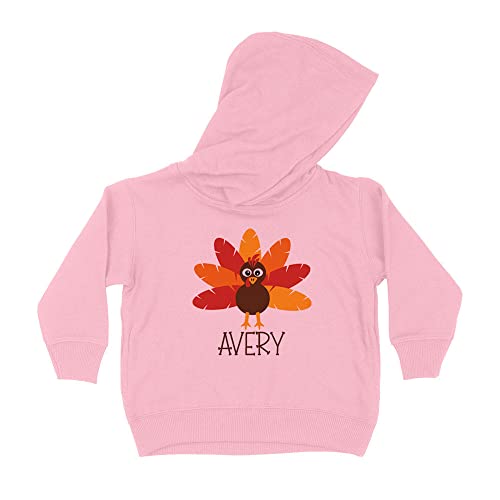 Turkey Avery Kids Hoodie Sweatshirt Toddler 4T Light Pink