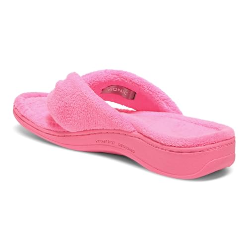 Vionic Indulge Gracie - Womens Toe Post Slipper Pink - 5 Medium