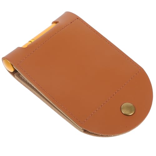 PRETYZOOM Tablero de Puntuación Plegable para Cribbage, Bolsa de Cuero Portátil, Tablero de Juego de Cartas de Interior y Viaje, Diseño Compacto, Uso Familiar y Entretenimiento en Picnics y Reuniones