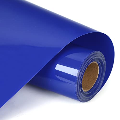 RENLITONG Royal Blue HTV Iron on Vinyl 12Inch by 10ft Roll Heat Transfer Vinyl for T-Shirt HTV Rolls for All Cutter Machine - Easy to Cut & Weed for Heat Transfer Design by RENLI·TONG - Used condition - US$8.09