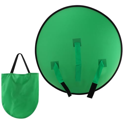 Foldable Nylon Green Screen Backdrop for Studio, Gaming, Video Production - 1.3m/4.3ft (Green, 0.75m/2.5ft,only Screen,NO Stand)