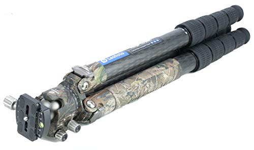 Leofoto Ls-365C Camo Cf Travel Tripod & Lh-40 Ball Head 5 Section Ranger Series Carbon Fiber #TOP1