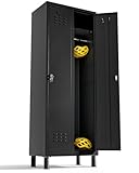 TwinThink Armadietto metallico 180 x 65 x 40 cm Armadietti Spogliatoio a 2 ante - Armadiet...