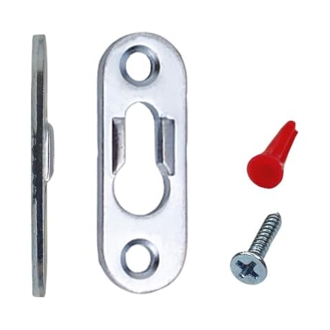 HOWTOOL Heavy Duty Keyhole Hanger with Phillips Screws & Anchors, 20 Pack Cover