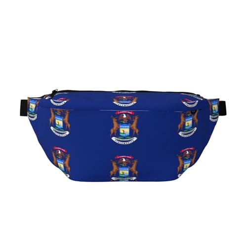 Sac banane du Michigan grand format pour sport en plein air mixte